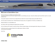 Tablet Screenshot of davidwrencars.com